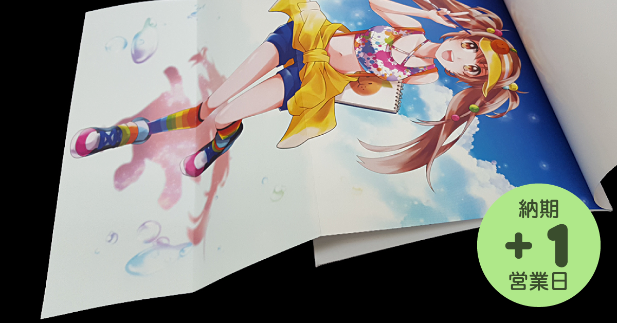 オプション フルカラー折込ポスター | 冊子印刷 | 同人誌印刷と同人