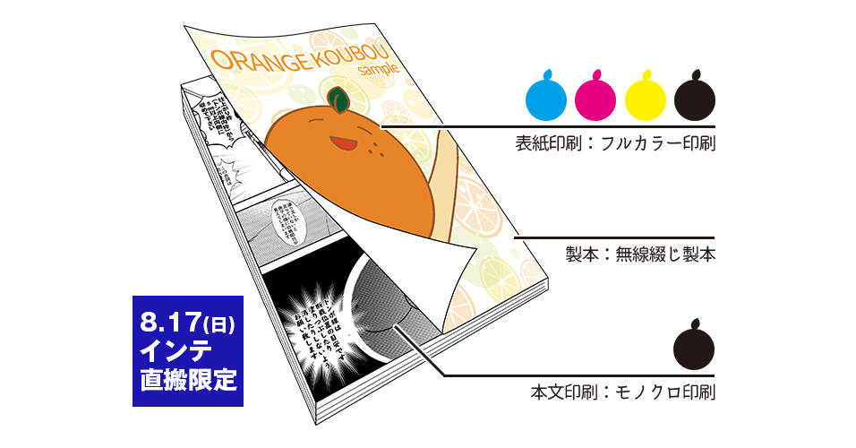 8/17(日)インテ直搬限定】ギリギリ表紙フルカラー×本文モノクロセット