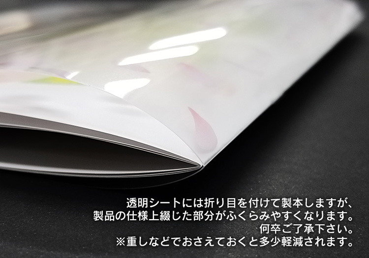 クリア表紙中綴じゴールドセット | 冊子印刷 | 同人誌印刷と同人グッズ