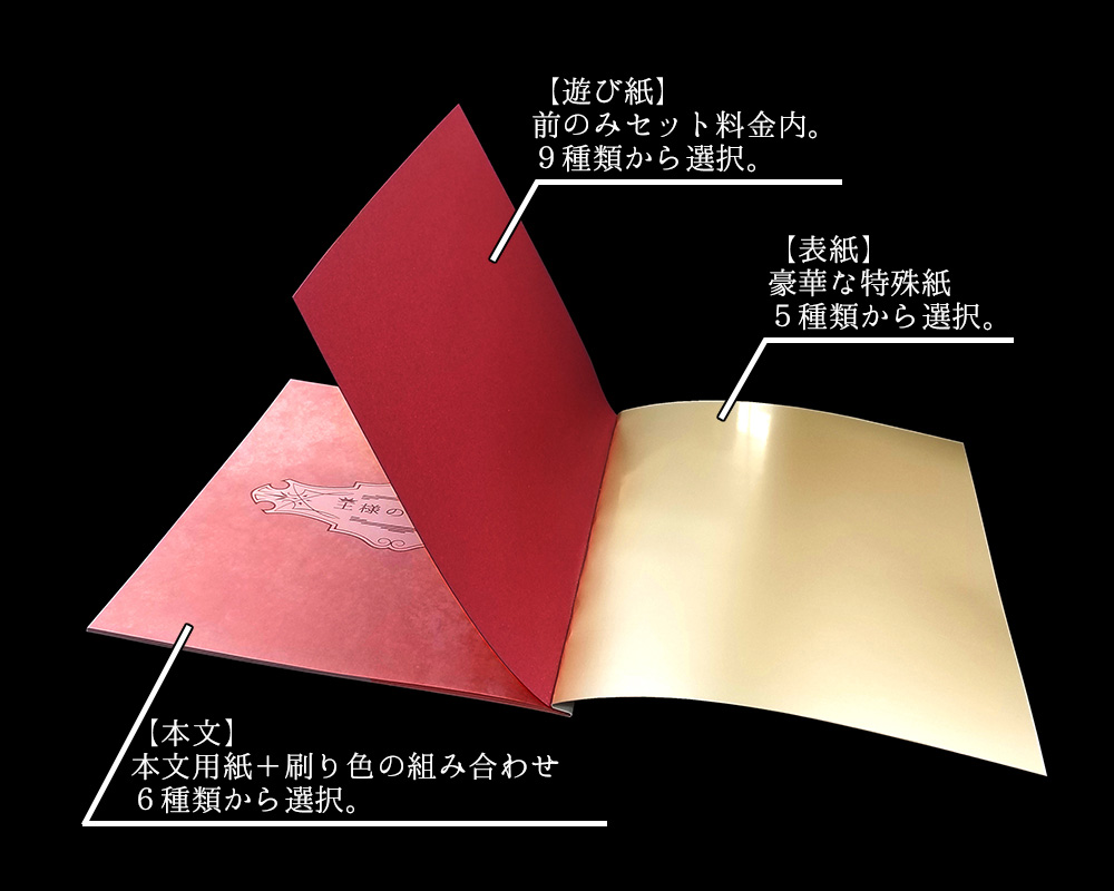 王様のPPセット(ワンポイント箔押し・本文色刷り) | 冊子印刷 | 同人誌